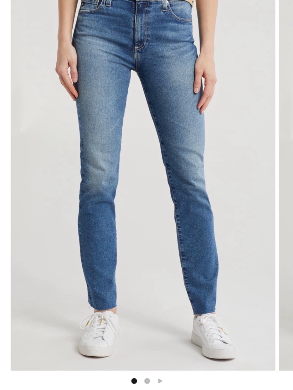 AG Adriano Goldschmied Blue Skinny Jeans - Picture 1 of 7